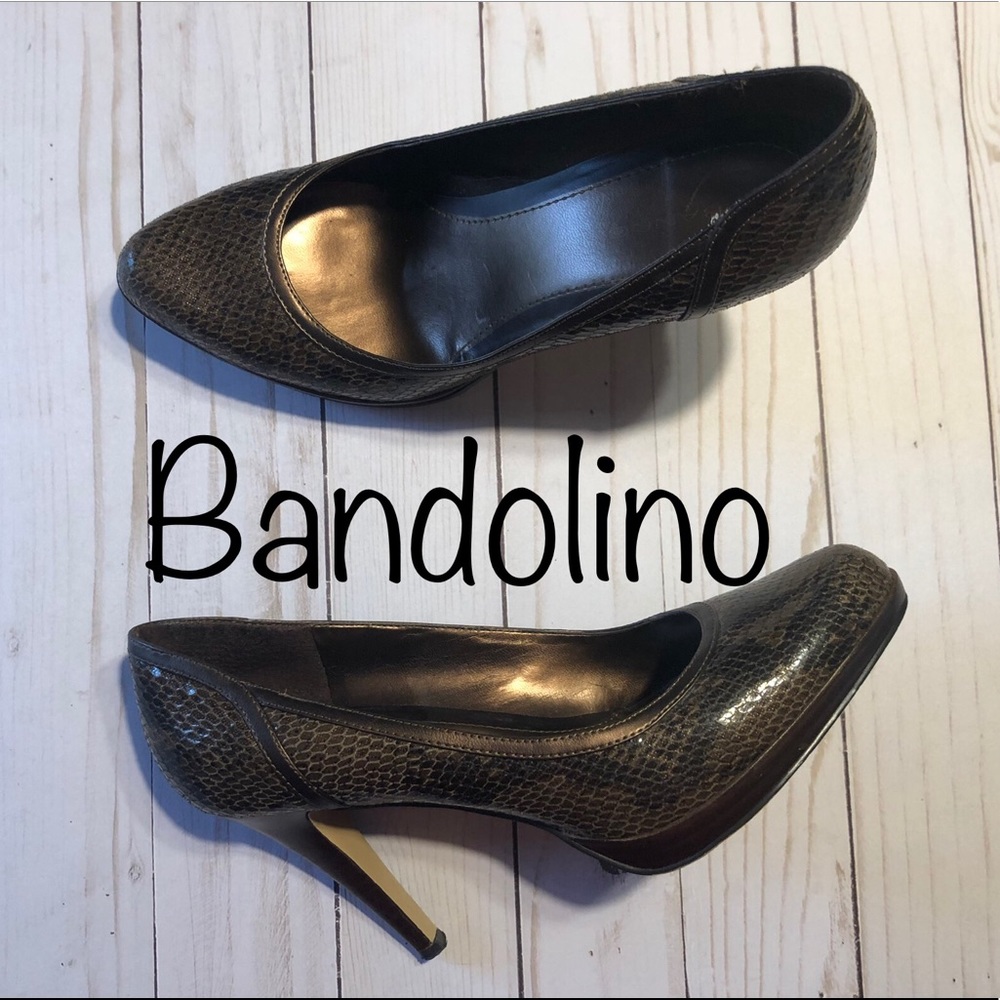 Bandolino Snakeskin Heels